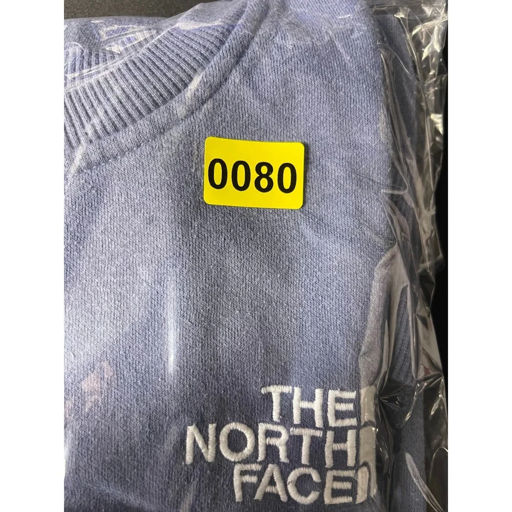 The North Face Sweatshirt Cotton Blend Blue Medium Unisex